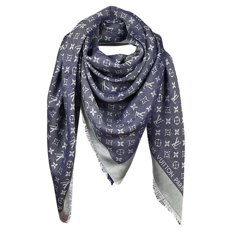 lv navy scarf|louis vuitton scarf sale.